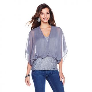 Hot in Hollywood "Cali Girl" Lace and Chiffon Top