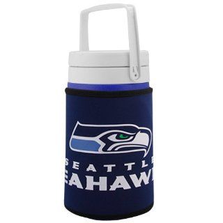 NFL Coleman Seattle Seahawks Half Gallon Jug with Navy Blue Team Logo Cooler Koozie  Sports & Outdoors