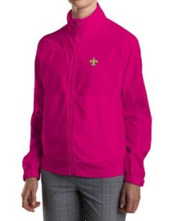 NFL New Orleans Saints Women's CB WeatherTec Camano Full Zip Jacket, Ribbon Pink, Medium  Sports Fan Outerwear Jackets  Clothing