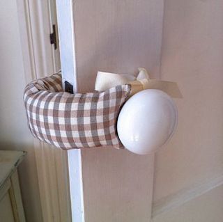 gingham door jammer by charlie milly design