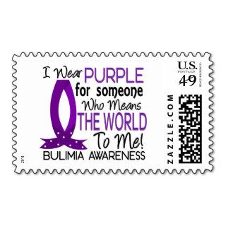 Means The World To Me Bulimia Postage Stamps