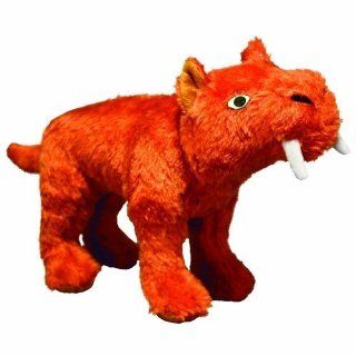 Mighty Stan Sabertooth Arctic Dog Toy, Orange  Pet Chew Toys 