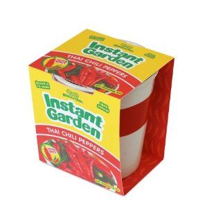 Instant Grow Your Own Thai Chili Pepper Magic Garden In A Noodle Cup  Live Indoor House Plants  Grocery & Gourmet Food