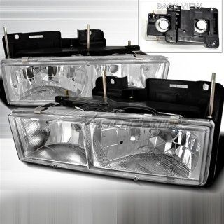 88 98 Chevy/Gmc C10 Truck Headlights   Chrome Automotive