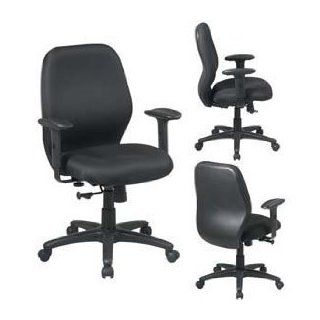 Mid Back Office Chair with Arms Fabric Transport   Rapids  Executive Chairs 