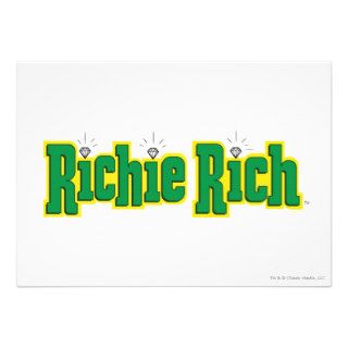 Richie Rich Logo   Color Custom Invitations