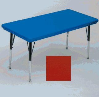 Shop Small Rectangular Activity Table in Red (Standard/Red) at the  Furniture Store. Find the latest styles with the lowest prices from Correll