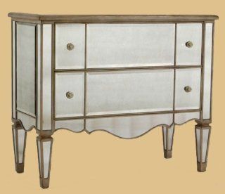 Shop Ultimate Accents Manhattan Mirrored Chest   66216CH at the  Furniture Store