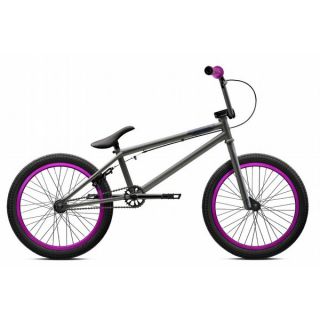Verde Prism BMX Bike Grey/Neon Purple