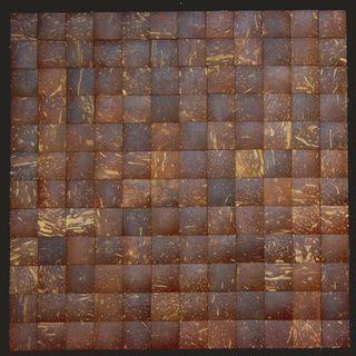 Square Coffee Brown Convex Coconut Wall Tile Wall Tiles