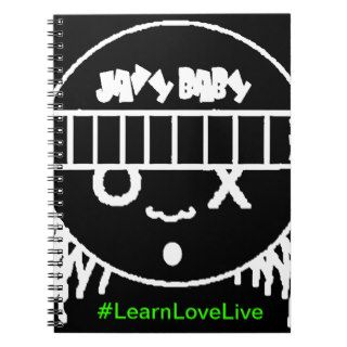 javy baby "learn love live" spiral notebook