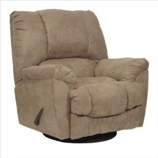 Catnapper Goliath Swivel Glider Oversized Chaise Recliner Chair in Mocha Baby