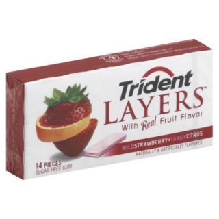 Trident Layers Wild Strawberry and Tangy Citrus