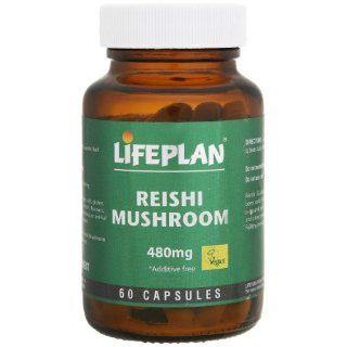 Lifeplan Reishi Mushroom 480mg 60 Capsules Health & Personal Care