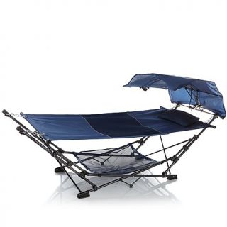 HGTV Home Hammock with Canopy and Pillow