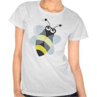Funny Bee   Cartoon Insect and Bugs Tshirts