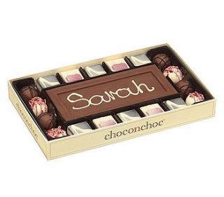 personalised handmade chocolates and truffles by chocolate on chocolate
