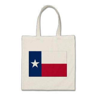 Texas Flag Canvas Bags