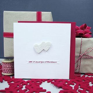 all i want for christmas love card by abby monroe
