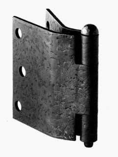 Pair Of Forged Iron Offset Mortise Shutter Hinges   5" X 3". Shutter Windows Old Style Hinges.   Door Hinges  