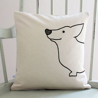 corgi cushion cover by miss shelly designs