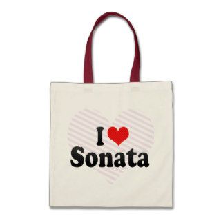 I Love Sonata Tote Bag