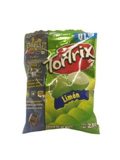 Tortrix Lemon Corn Chip Snacks 1.41 oz   Aperitivos Sabor Limon  Grocery & Gourmet Food