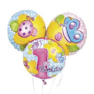 1st Birthday Girl Mylar Balloons   Balloons & Printed Balloons Patio, Lawn & Garden