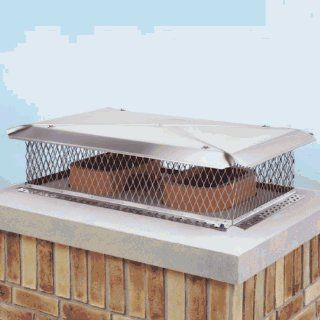 Chimney Plus 100479 Gelco C Top  17 x 29 S.S. Gelco Chimney Cover   Chimney Caps