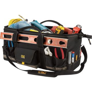 CLC 32-Pocket, 24in. Megamouth Tote Bag, Model# 1164  Tool Bags   Belts
