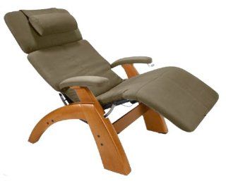 Human Touch Perfect Chair, Electric Base, with Folding Footrest ln Maple with a Sage Micro Suede Cover Health & Personal Care