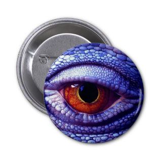 Blue Lizard Eye Buttons