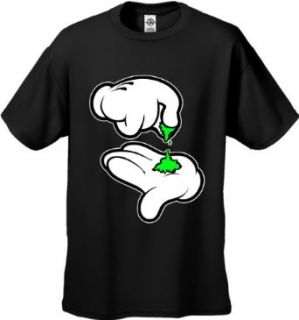 Mickey Hands Weed Men's T Shirt #B203 Clothing