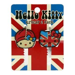 Key Cap   Hello Kitty   UK United Kingdom (2 Pack Set) Toys & Games