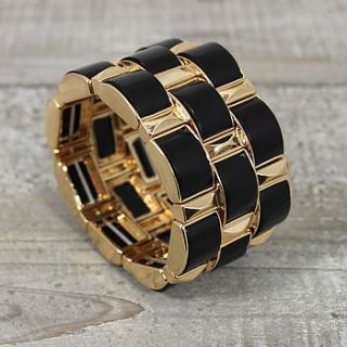 noir tile bracelet by my posh shop