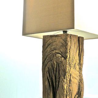 albion lamp by nautilus driftwood design