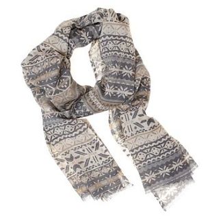 aztec scarf by shruti designs