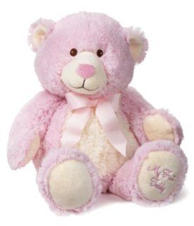 Baby Ganz My First Teddy   Pink  Baby Plush Toys  Baby