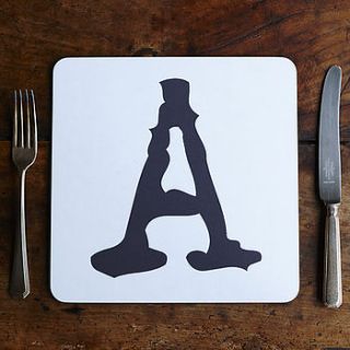 alphabet placemats by catherine colebrook