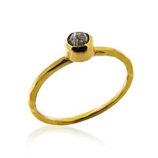 rough diamond ring by maya magal