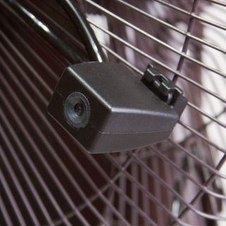 AuraMIST Misting Fan with Hose Connection — 16in., Model# AMMF16R-1  Evaporative Misting Fans