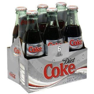 Coke Cola Diet 8 Fl Oz 6 Ct (Pack of 2)  Soda Soft Drinks  Grocery & Gourmet Food