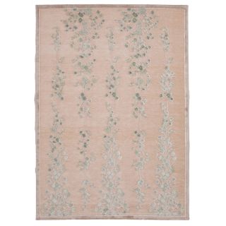 Transitional Floral Pattern Ivory Rug (9 X 12)
