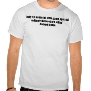 Rugby Quote T Shirts