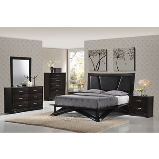 Global Furniture Usa Fairmont Dark Walnut King Bed Brown Size King