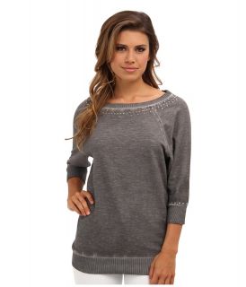 Mavi Jeans Beaded Sweatshirt Womens Sweatshirt (Gray)