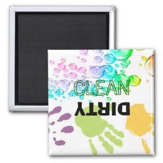 Hands Bubbles Dirty Clean Dishwasher Magnet Kitchen & Dining