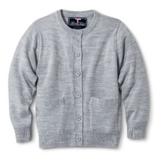 French Toast Girls School Uniform Knit Cardigan Sweater   Grey 5