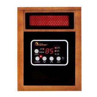 Dr Infrared Heater Quartz + PTC Infrared Portable Space Heater   1500 Watt, UL Listed, Produces 60% More Heat with Advanced Dual Heating System.  