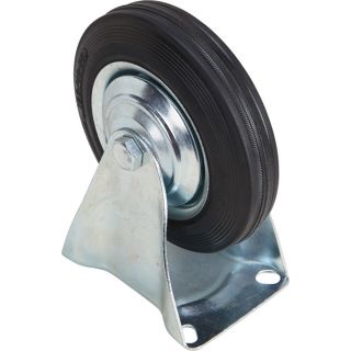 6in. Rigid Rubber Caster  Up to 299 Lbs.